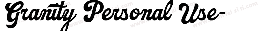 Granity Personal Use字体转换